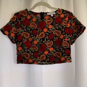 Beautiful crop top from L’ATISTE by Amy! Perfect condition! Gorgeous detailing!